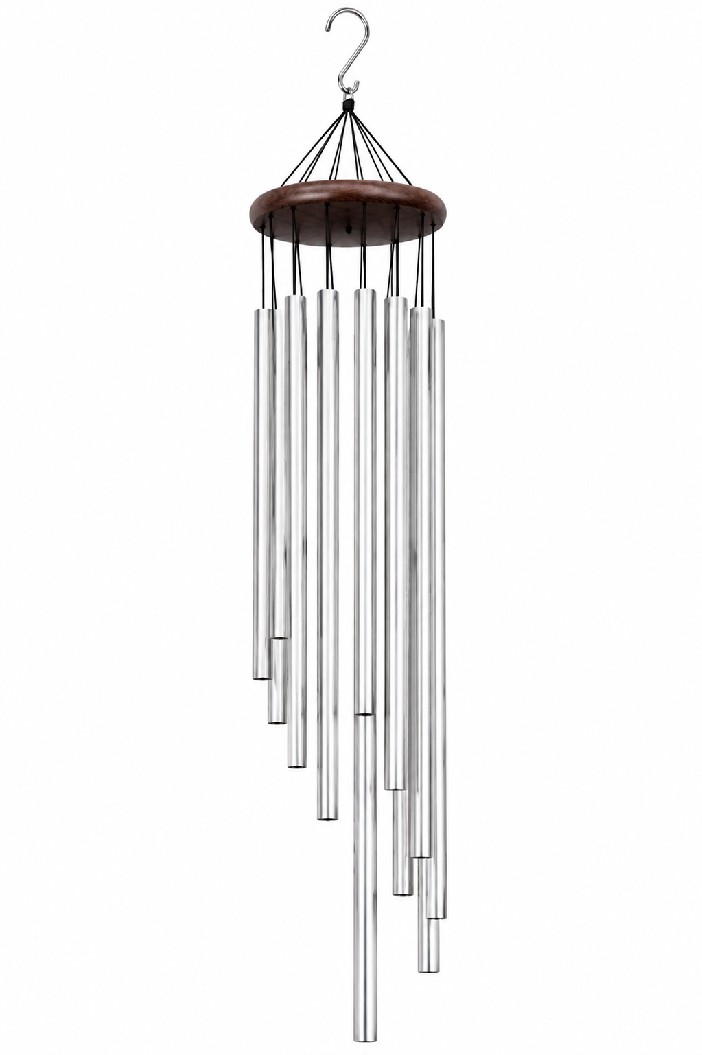 CANTA VIENTO METALICO PLATEADO