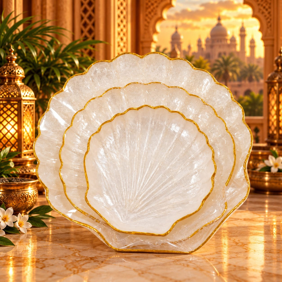 Set Conchas Nácar