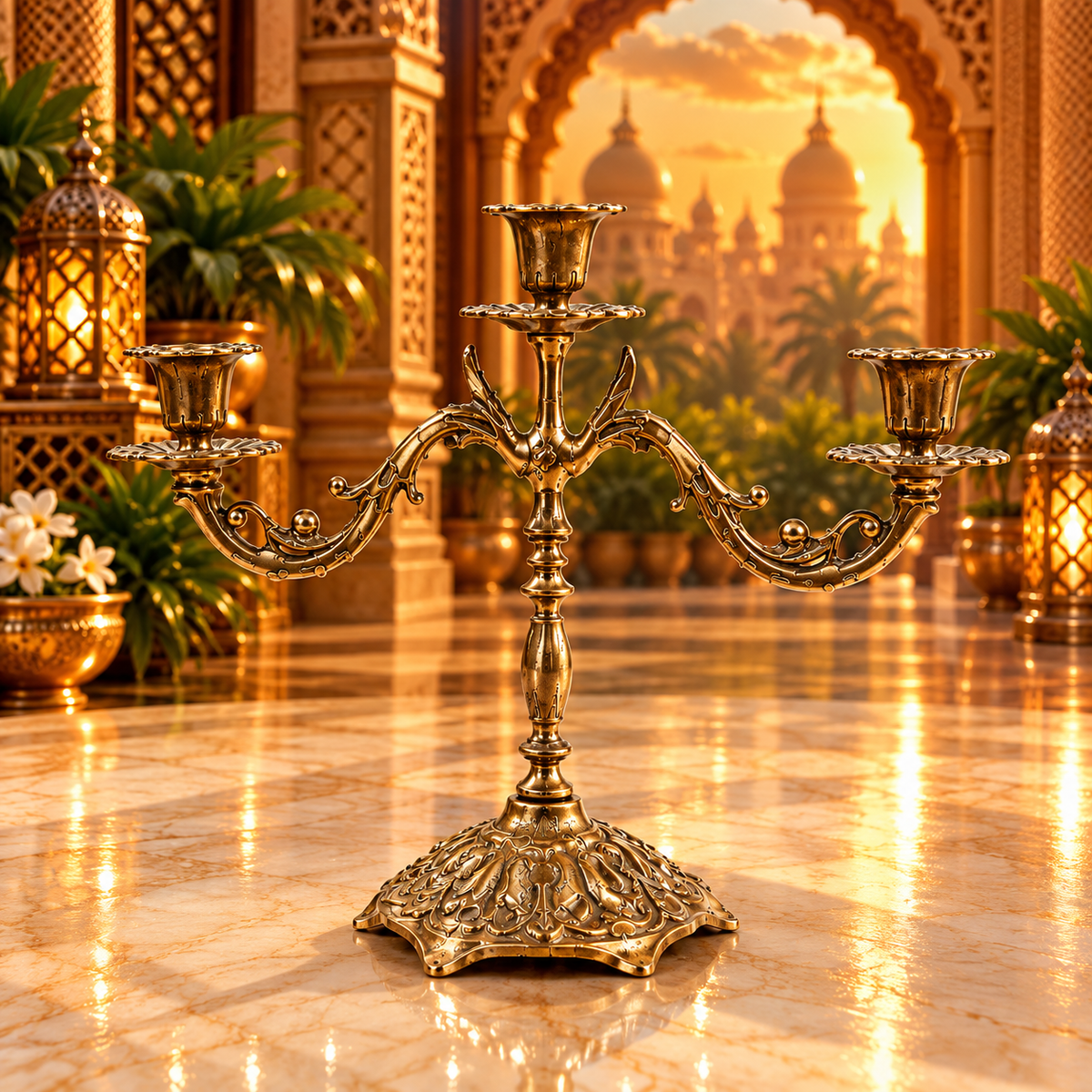 Candelabro Bronce