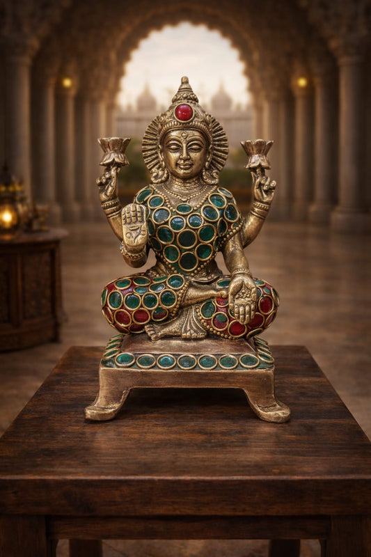 Estatuilla de la diosa hindú Lakshmi